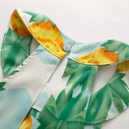 Women's Fashion Pineapple Print Dress..