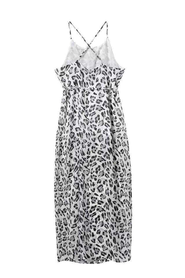 Women's Fashion Sexy Leopard Print Chiffon Dresses WQZ19915 on Luulla